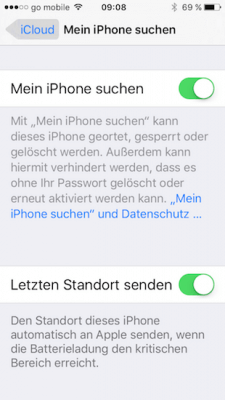 iPhone & iPad Ortung in iOS aktivieren