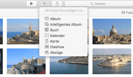 Eigenes Album für Bilder mit Sternchen in Fotos für Mac