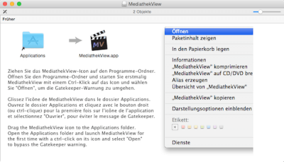 MediathekView am Mac installieren