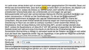 So kann man in Pages 5.1 Wörter suchen