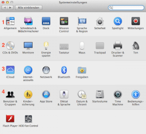 So sehen die Systemeinstellungen am Mac aus.