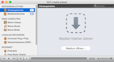 Der VLC Player ist einfach zu bedienen