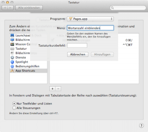 Eigene Tastaturkurzbefehle am Mac erstellen
