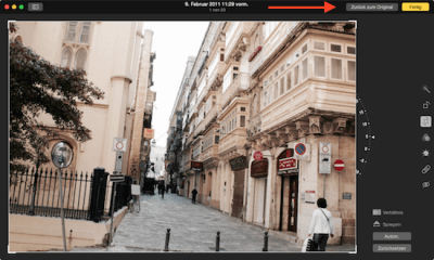 Originalbild in Foto App für Mac OS X wiederherstellen