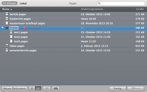 Per drag & drop kann man in der iCloud am Mac Ordner anlegen