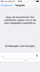 So passt man die Schriftgröße am iPhone oder iPad an.