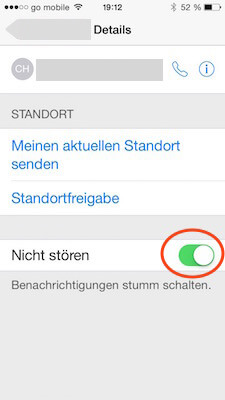 Benachrichtigungston in Mitteilungen auf iPhone abschalten