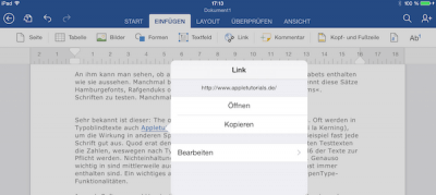 Hyperlink aus Worddokument entfernen