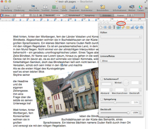 Bilder in Pages 09 von iWork bearbeiten