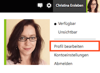 Profilbild hochladen bei Office 365 von Microsoft