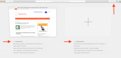 Safari Tabs per iCloud auf iPhone oder iPad schließen