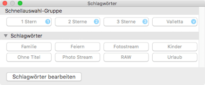 Bilder mit Sternen bewerten auch in neuer Fotos App für Mac OS X El Capitan